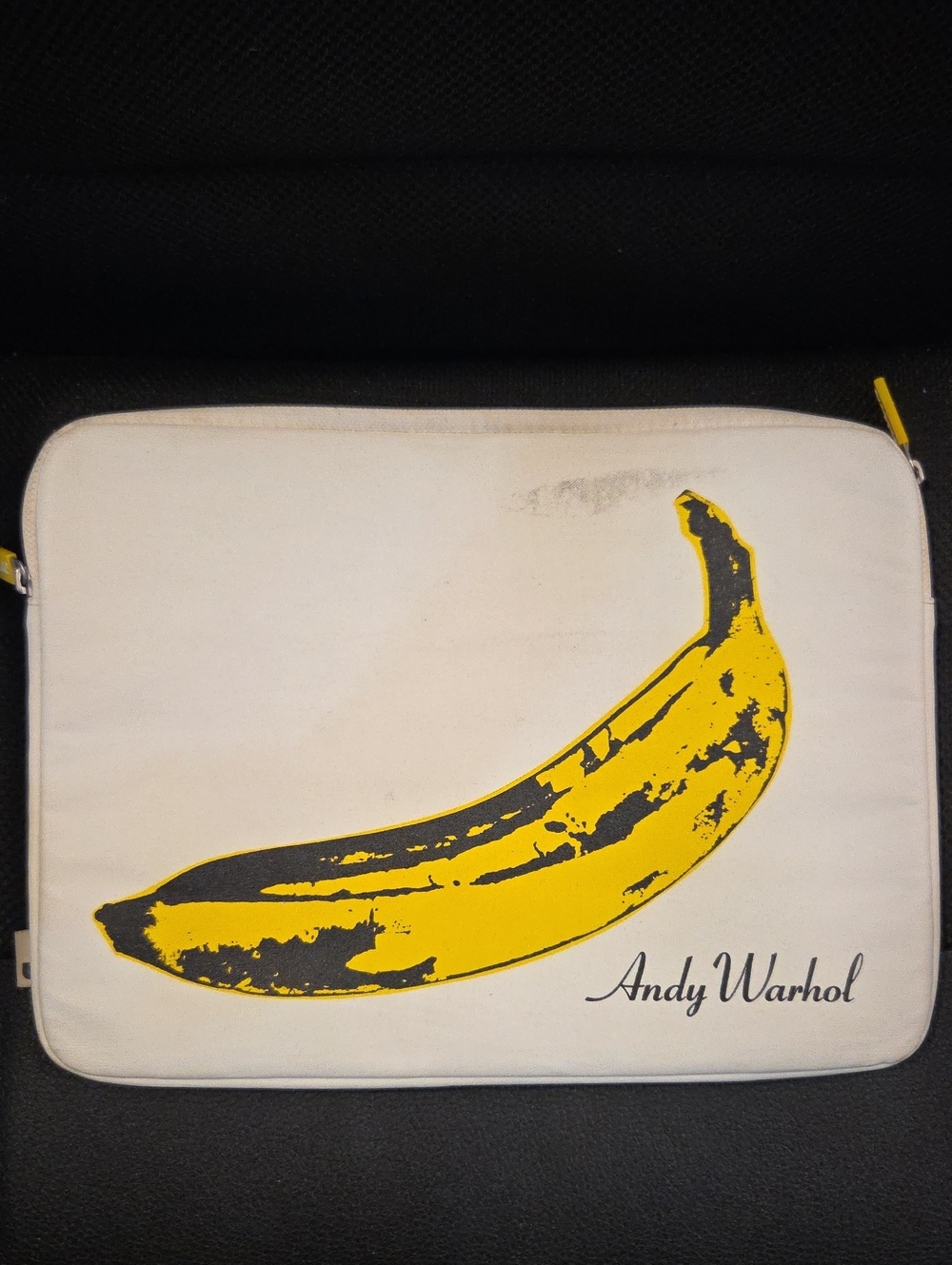 Andy Warhol Iconic Banana Art Incase White Laptop Sleeve (13.5 inches)
